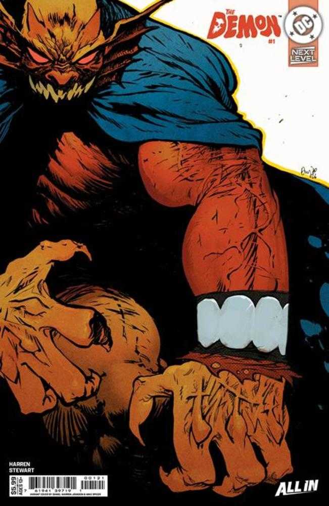 Demon (2026) #1 Cover B Daniel Warren Johnson Card Stock Variant