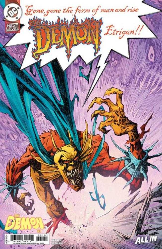 Demon (2026) #1 Cover G (1:25) John Mccrea Card Stock Variant