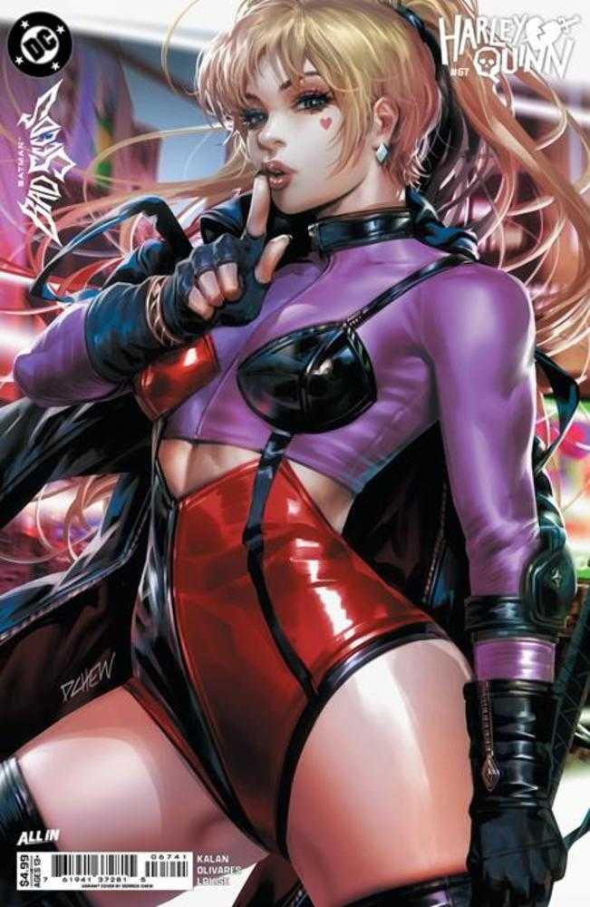 Harley Quinn (2021) #67 Cover D Derrick Chew Card Stock Variant (Batman Bad Seeds)