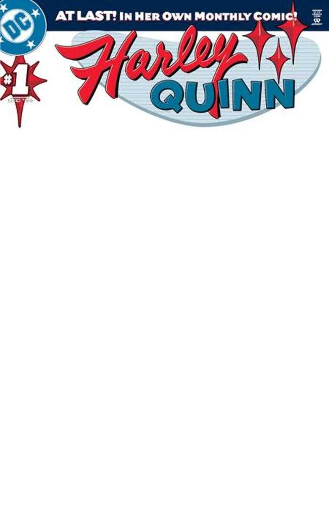 Harley Quinn (2000) #1 Facsimile Edition Cover B Blank Card Stock Variant
