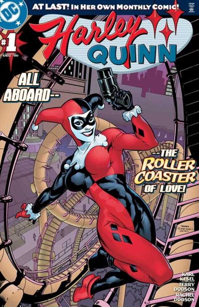 Harley Quinn (2000) #1 Facsimile Edition Cover C Terry Dodson & Rachel Dodson Foil Variant