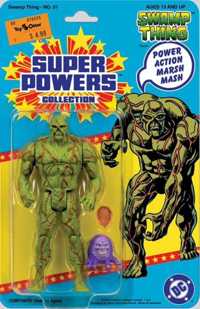 Swamp Thing (1972) #1 Facsimile Edition Cover B Jason Geyer & Alex Saviuk Swamp Thing Super Powers Card Stock Variant