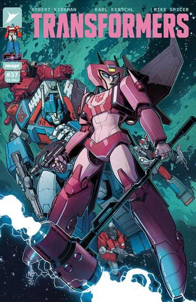 Transformers (2023) #37 Cover D (1:25) Nick Bradshaw & Jim Charalampidis Variant