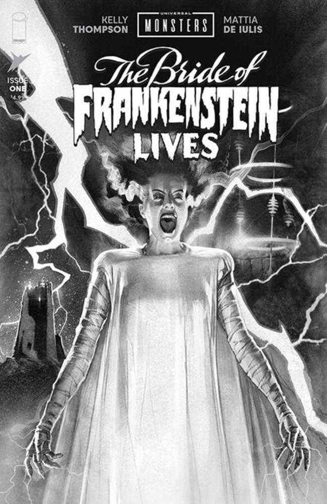 Universal Monsters The Bride Of Frankenstein Lives #1 (Of 4) Cover E (1:25) Joshua Middleton Inks Classic Horror Variant