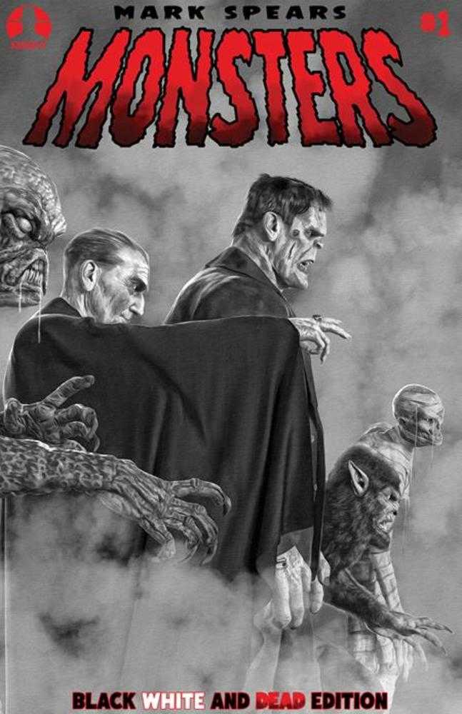 Mark Spears Monsters #1 Variant (7th Printing) Black White & Dead Edition Cover A Mark Spears Blood Seekers