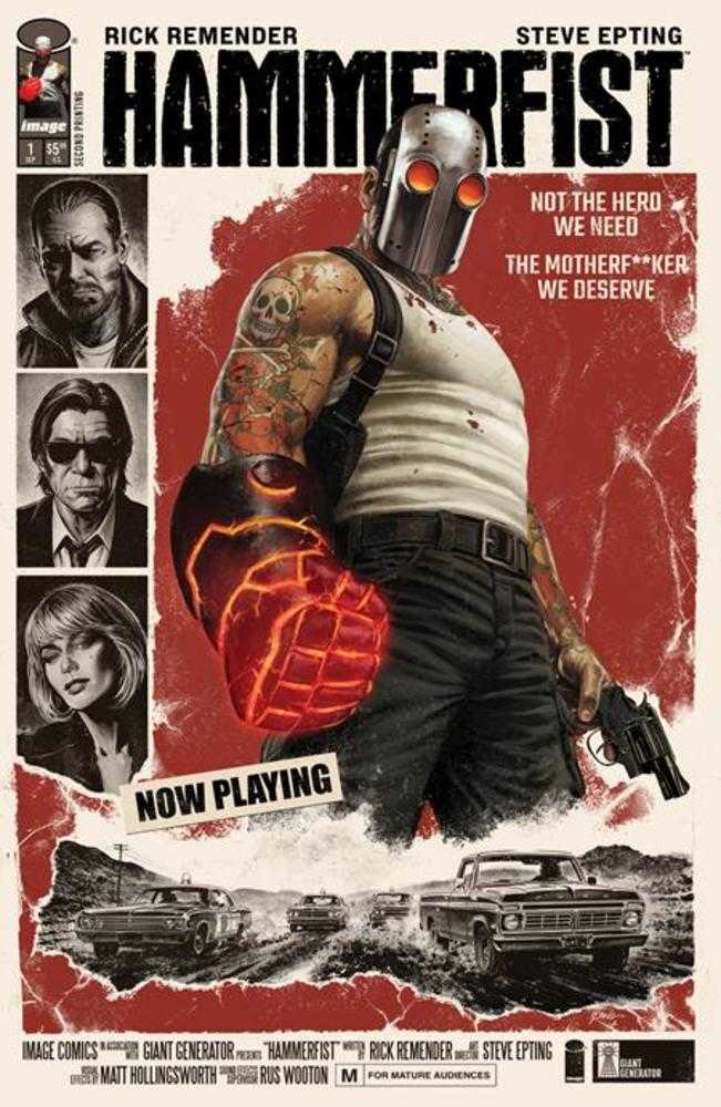 Hammerfist #1 Variant (2nd Printing) (Mature)