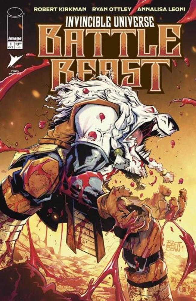 Invincible Universe Battle Beast #1 Variant (10th Printing) Cover C Brett Bean Variant