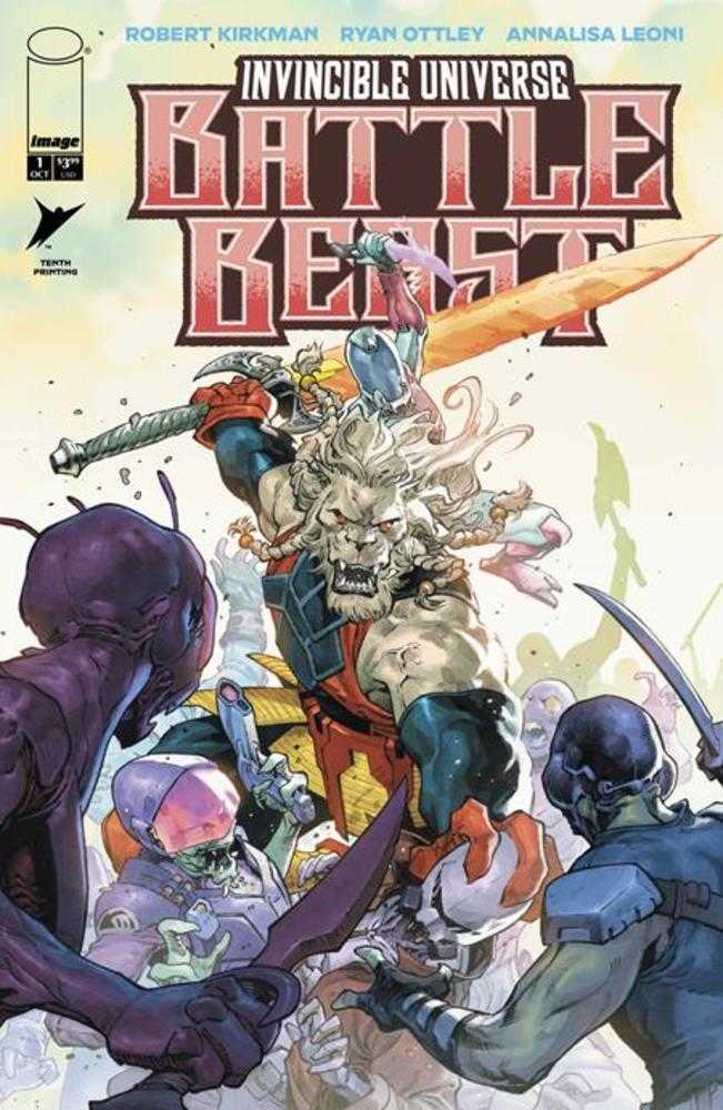 Invincible Universe Battle Beast #1 Variant (10th Printing) Cover D Jerome Opena & Neeraj Menon Variant