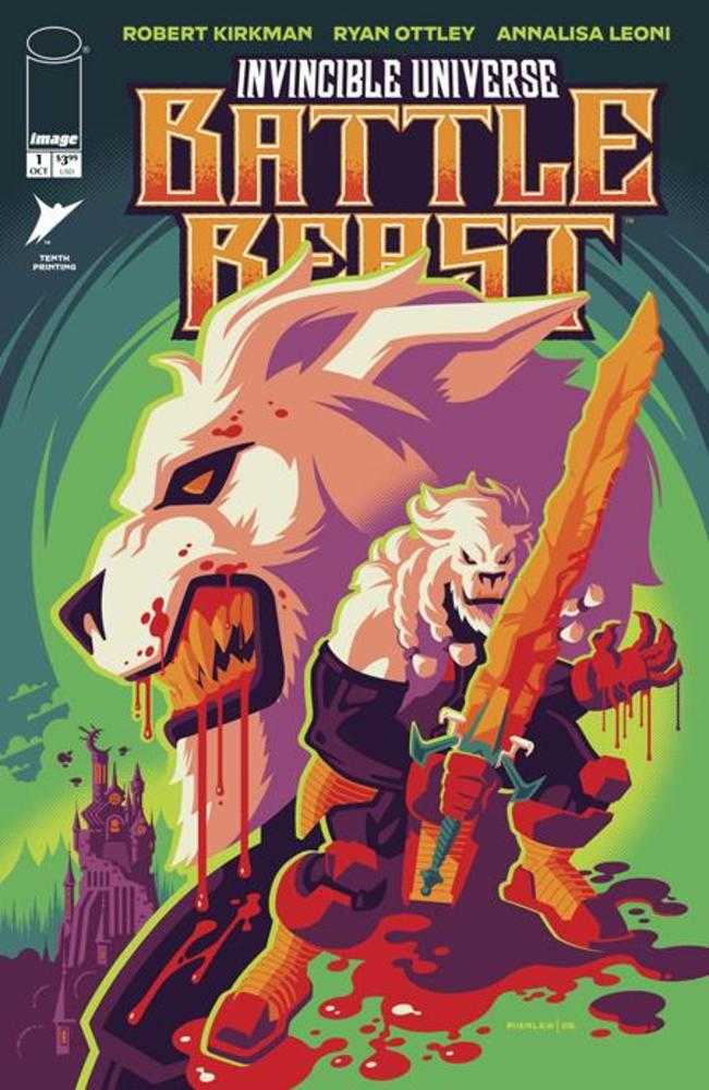 Invincible Universe Battle Beast #1 Variant (10th Printing) Cover F Tom Whalen Variant