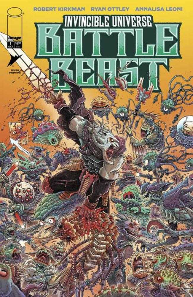 Invincible Universe Battle Beast #1 Variant (10th Printing) Cover G James Stokoe Variant