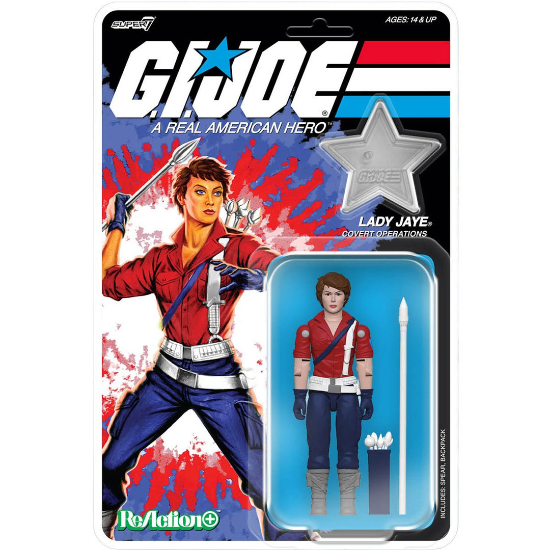 G.I. Joe: Lady Jaye - America's 250th Anniversary (3 3/4-Inch ReAction+ Figure)
