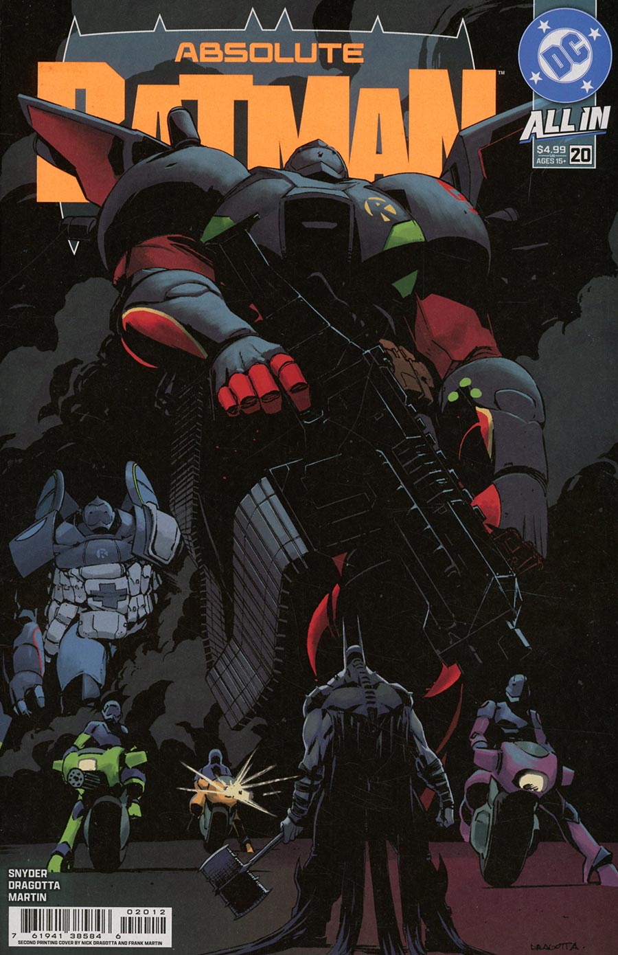 Absolute Batman #20 Variant (2nd Printing) Cover A Nick Dragotta Variant