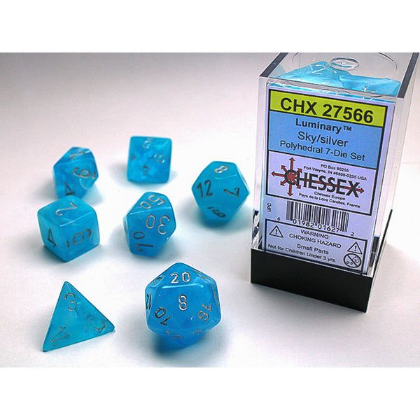 Chessex: Polyhedral 7-Die Set - Luminary