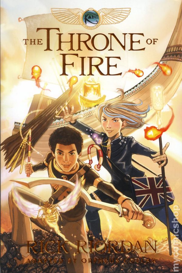 Kane Chronicles Graphic Novel Book 02 Throne Of Fire