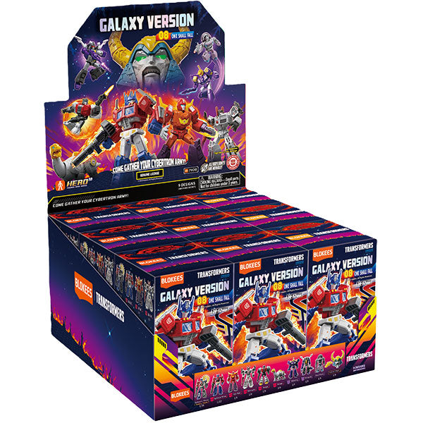 Transformers Blokees: 4-inch Galaxy Model Kit - GV08 One Shall Fall Display (1 Blind Box)