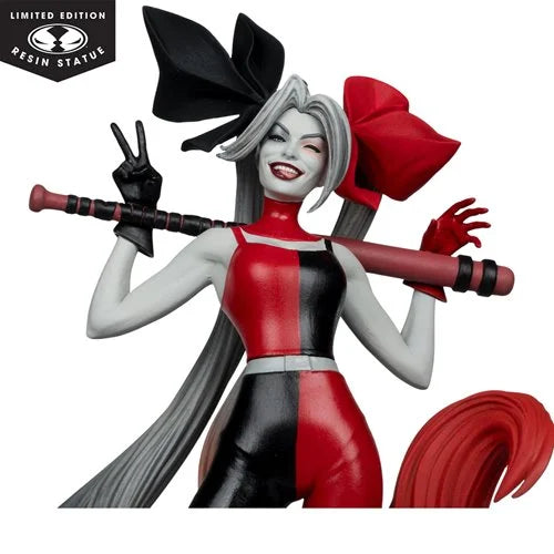 DC Direct: Harley Quinn - "Alex Garner" Red, White, and Black (1:10 Scale) Resin Statue