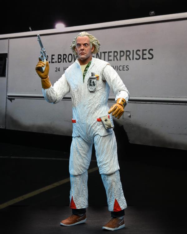 Back to the Future Ultimate Doc Brown (Hazmat Suit) Figure