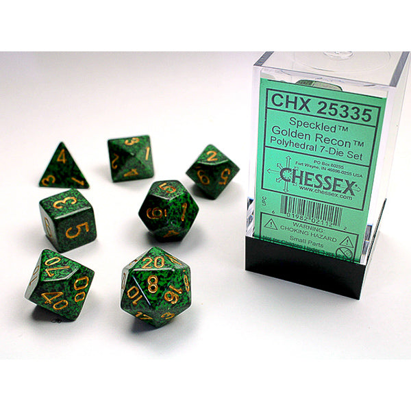 Chessex: Polyhedral 7-Die Set - Speckled