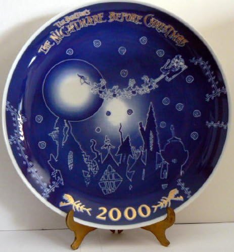 Nightmare Before Christmas 2000 Limited Collector's Year Plate