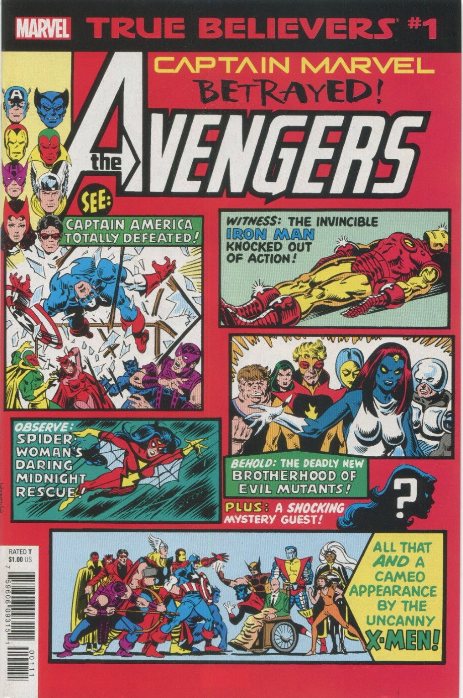 Avengers (1963) Annual #10 True Believers Captain Marvel Betrayed Edition <BINS>