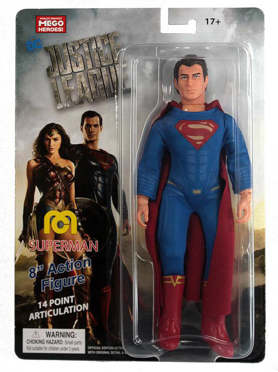 Justice League Superman 8" Mego Figure