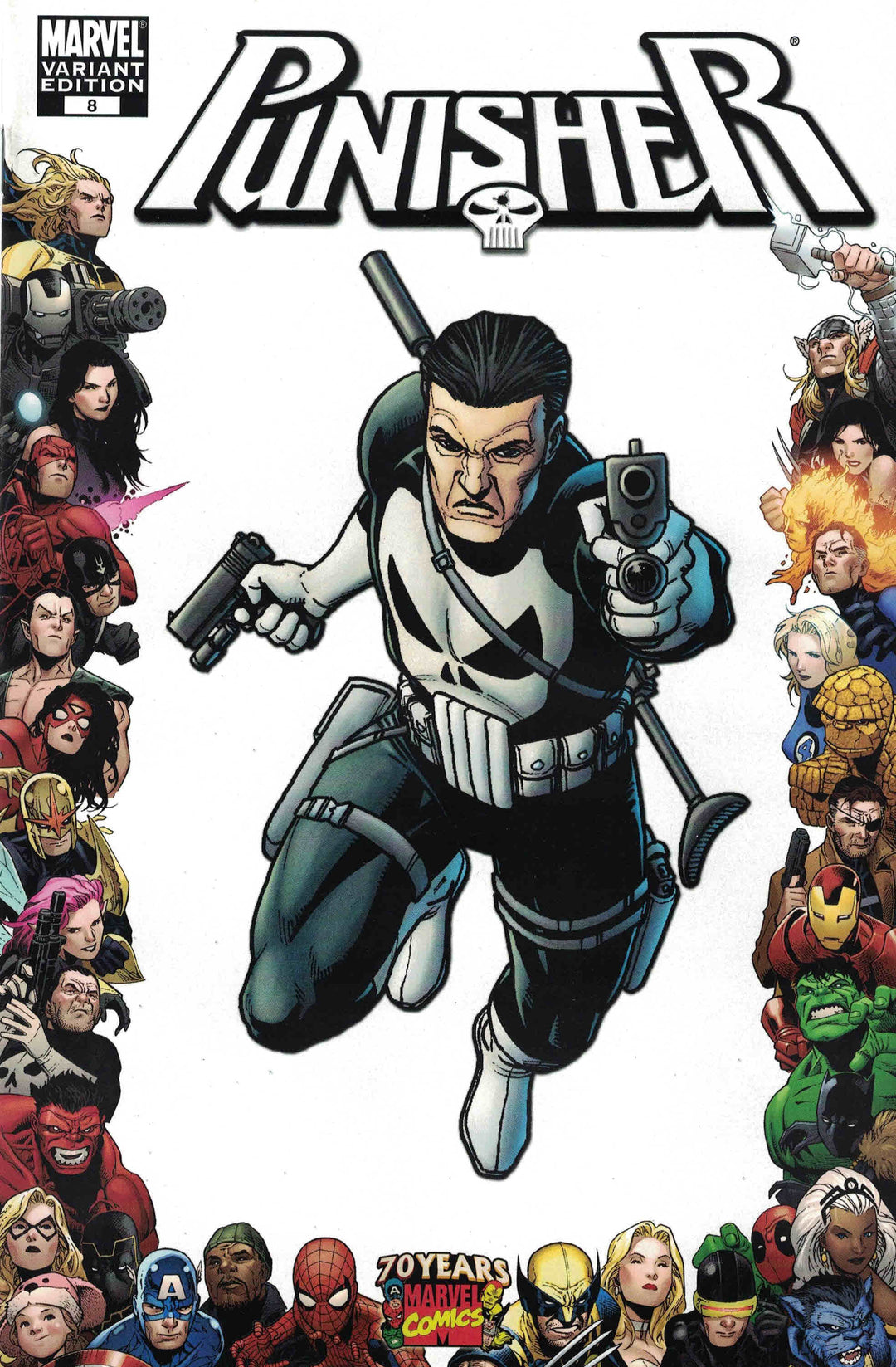 Punisher (2009) #8 Variant (1:10) 70th Frame Dillon Edition <BINS>