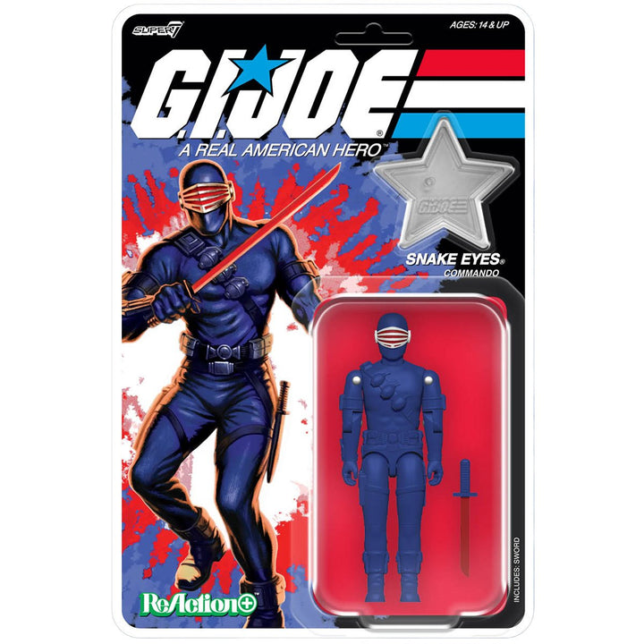 G.I. Joe: Snake Eyes - America's 250th Anniversary (3 3/4-Inch ReAction+ Figure)