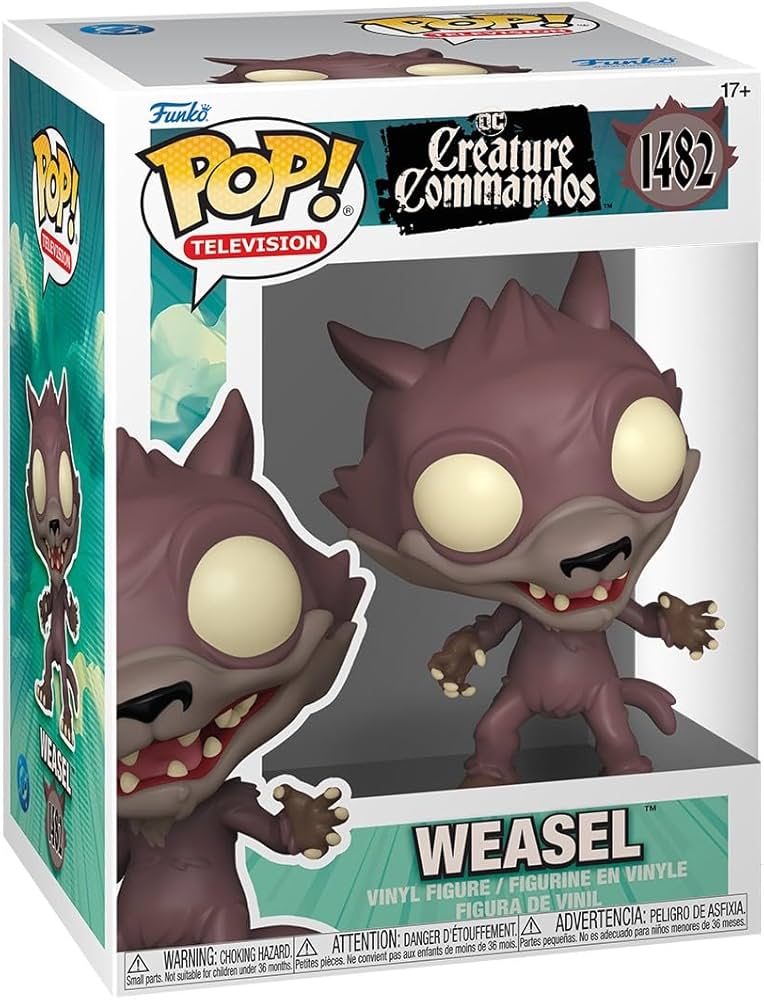 Pop TV Creature Commandos Weasel Figure