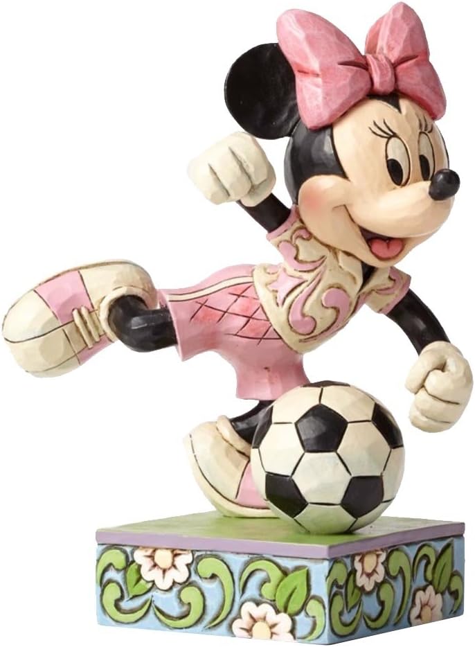 Goal Minnie Mouse Soccer Football Figurine