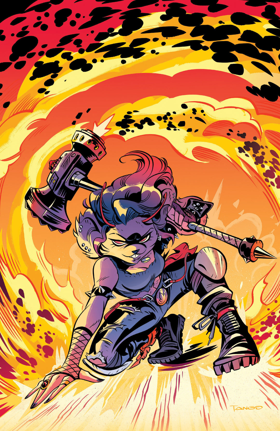 Biker Mice From Mars Scorch #1 Cover E (1:10) Tango Full Art Virgin Variant