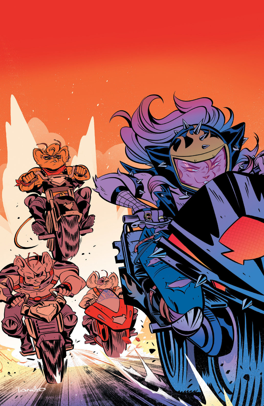 Biker Mice From Mars Scorch #2 Cover C (1:10) Tango Virgin Variant