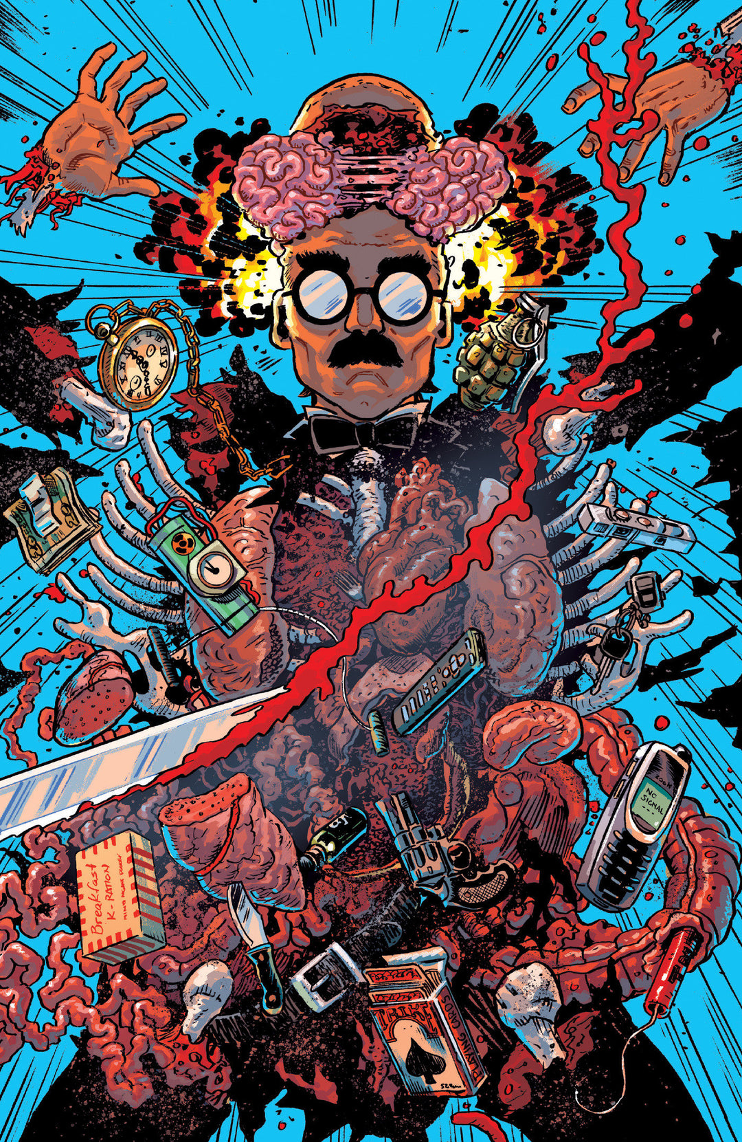 Mind Mgmt New & Improved #3 Cover D (1:10) David Lapham Full Art Virgin Variant