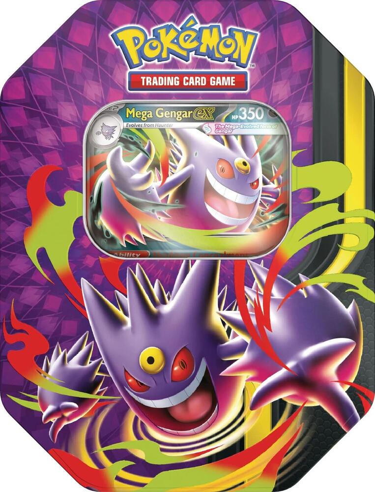 Pokemon TCG: Mega Moonlit - MEGA GENGAR EX TIN (1)