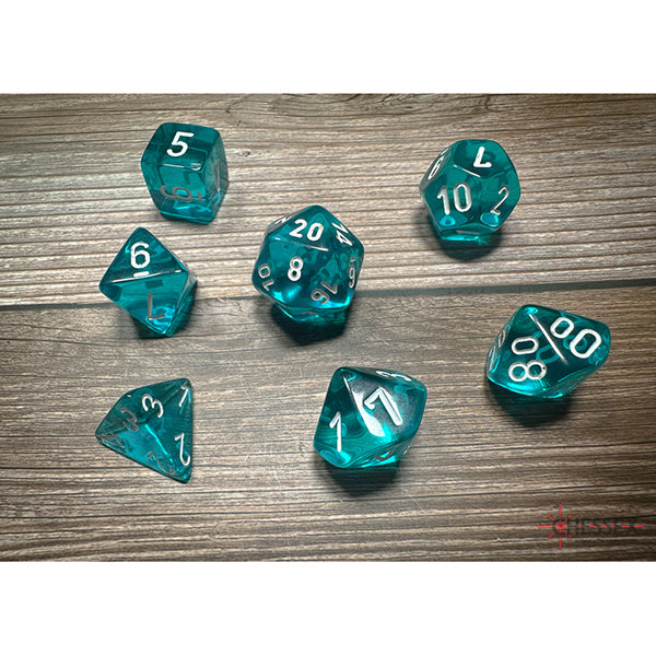 Chessex: Polyhedral 7-Die Set - Translucent