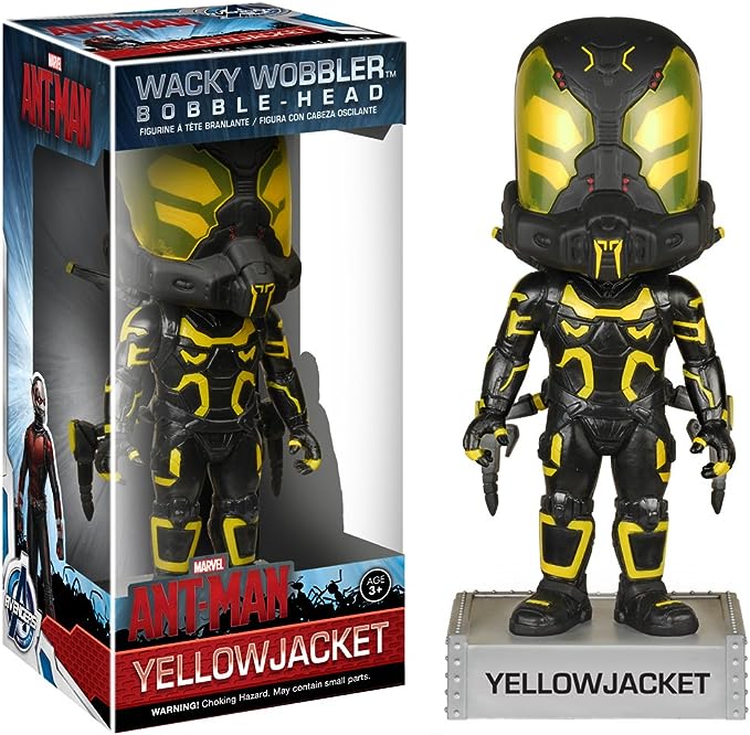 Funko Wacky Wobbler: Marvel Yellow Jacket Ant-Man Action Figure