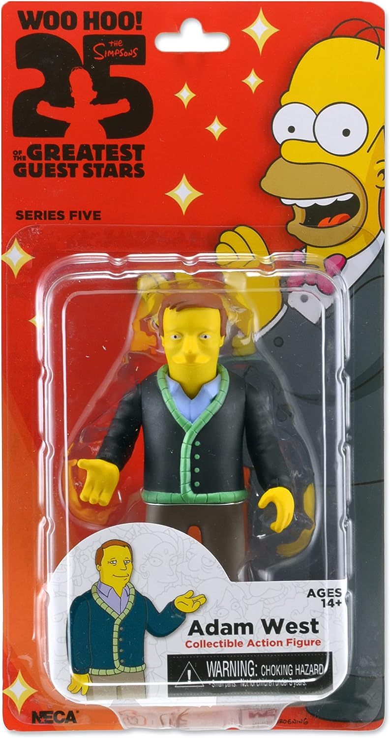 The Simpsons 25th Anniversary - 5" Celebrity Guest Stars Action Figure - Series 05 - Adam West