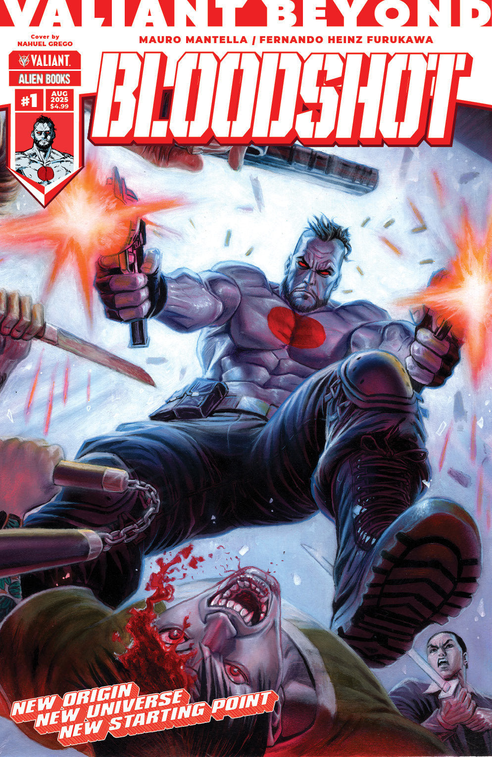 Valiant Beyond Bloodshot #1 Variant B (Grego Wraparound Variant)
