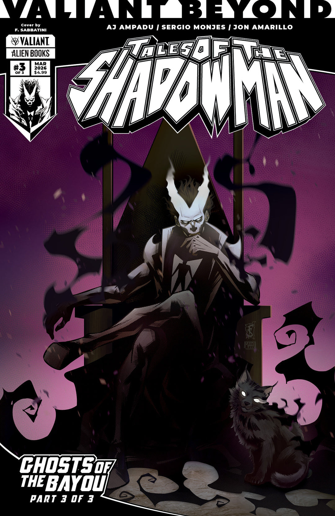 Valiant Beyond Tales Of The Shadowman #6  Ghosts Of The Bayou #3 Cover A (Sabbatini)