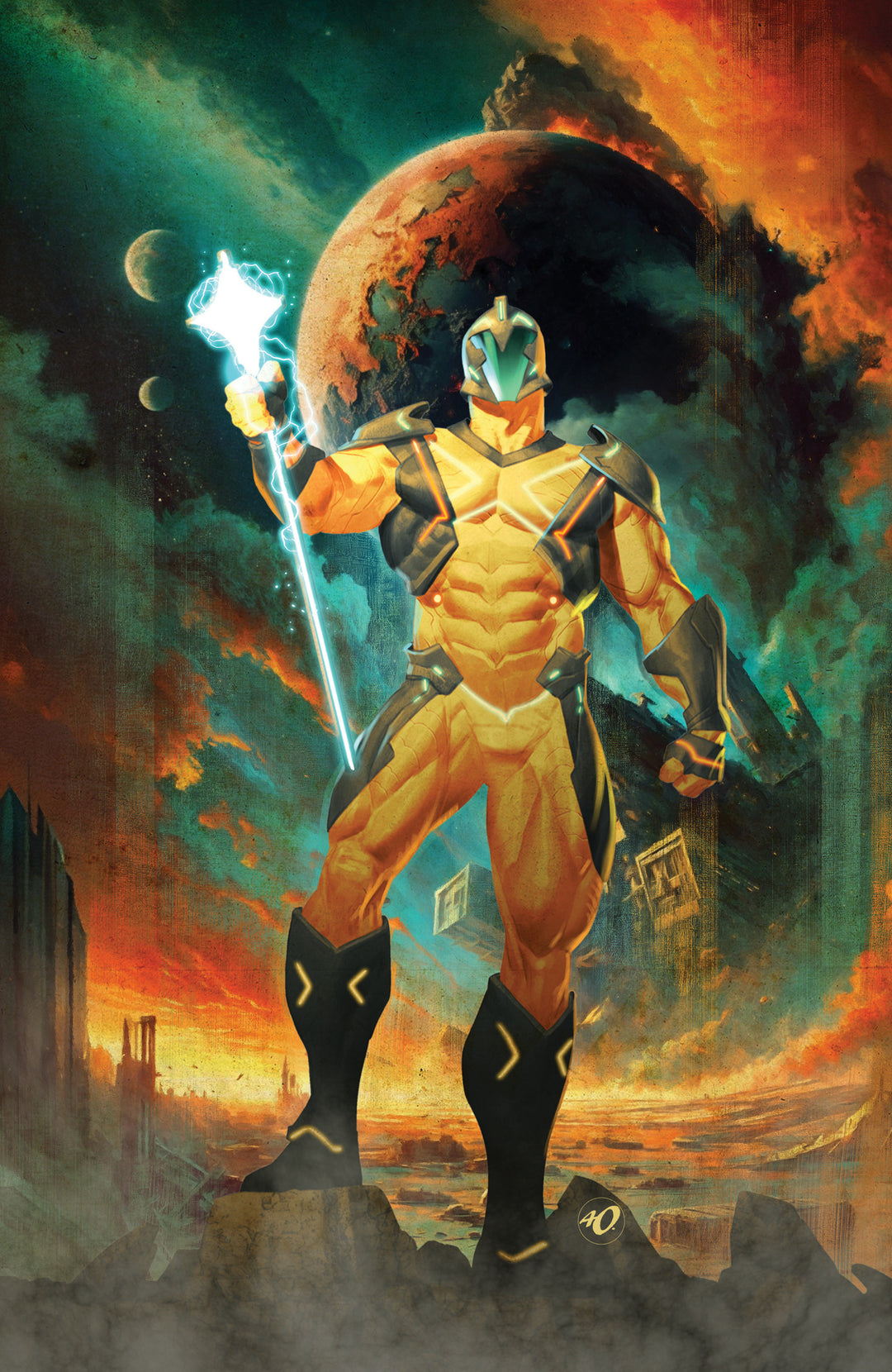 Valiant Beyond The X O Manowar #1 Variant E (Olivetti Full Art)