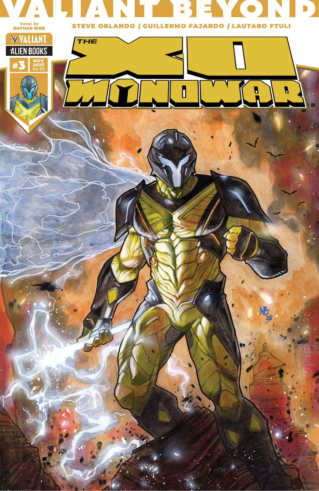 Valiant Beyond The X O Manowar #3 Cover A (Birr)