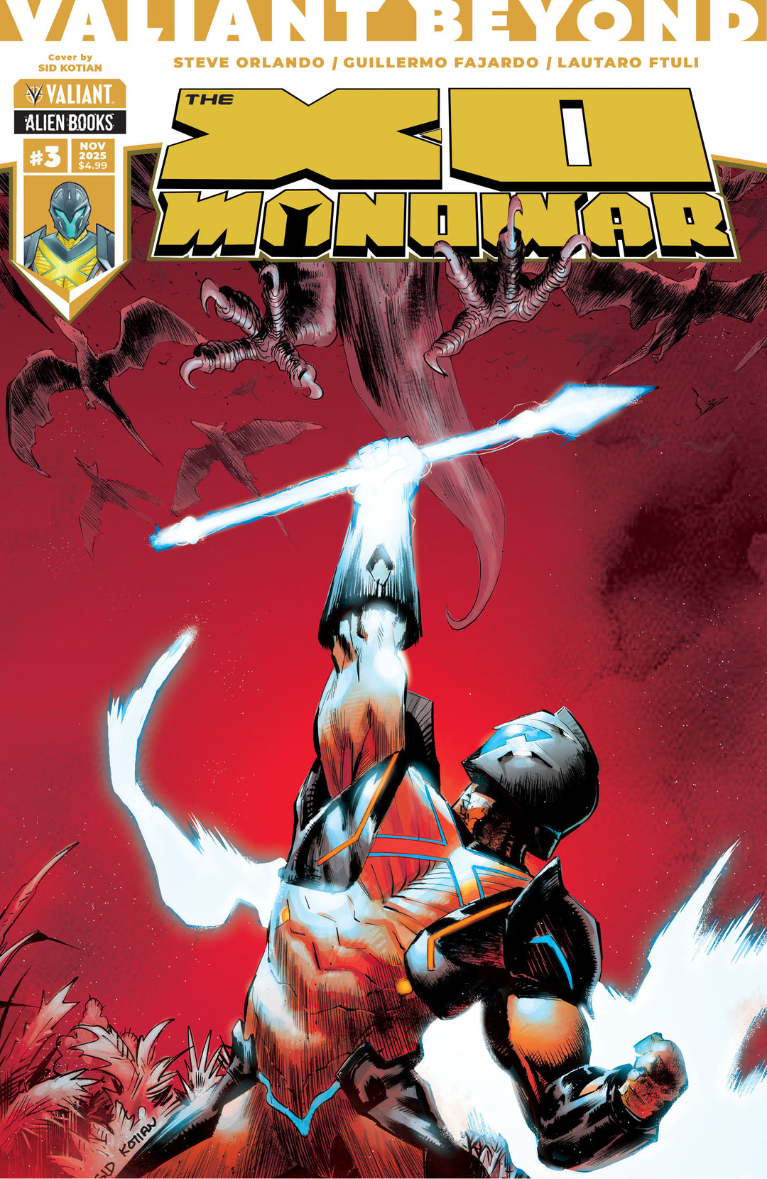 Valiant Beyond The X O Manowar #3 Variant C (Kotian)