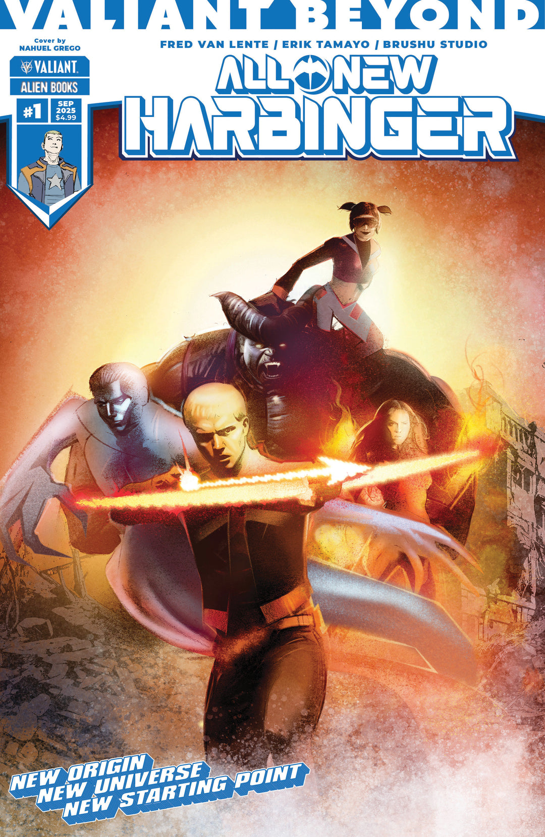 Valiant Beyond All New Harbinger #1 Variant C (Calero Connecting Variant)