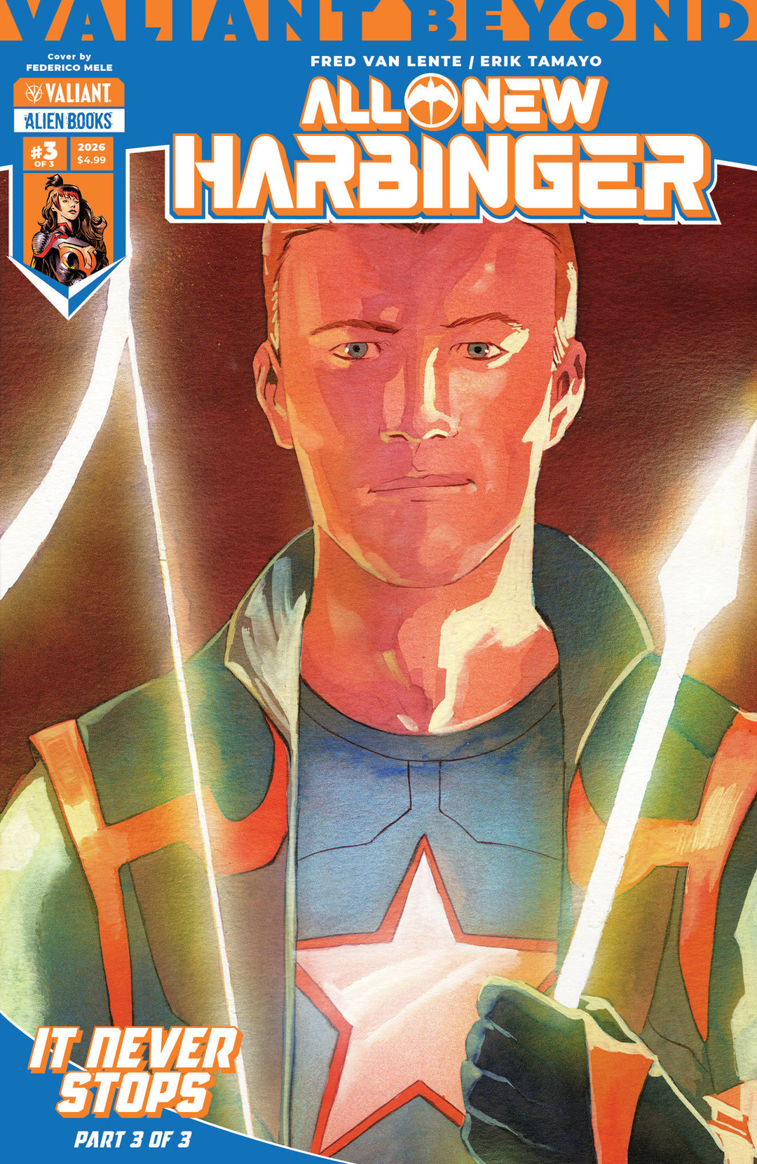 Valiant Beyond All New Harbinger #6  It Never Stops #3 Variant B (Mele)