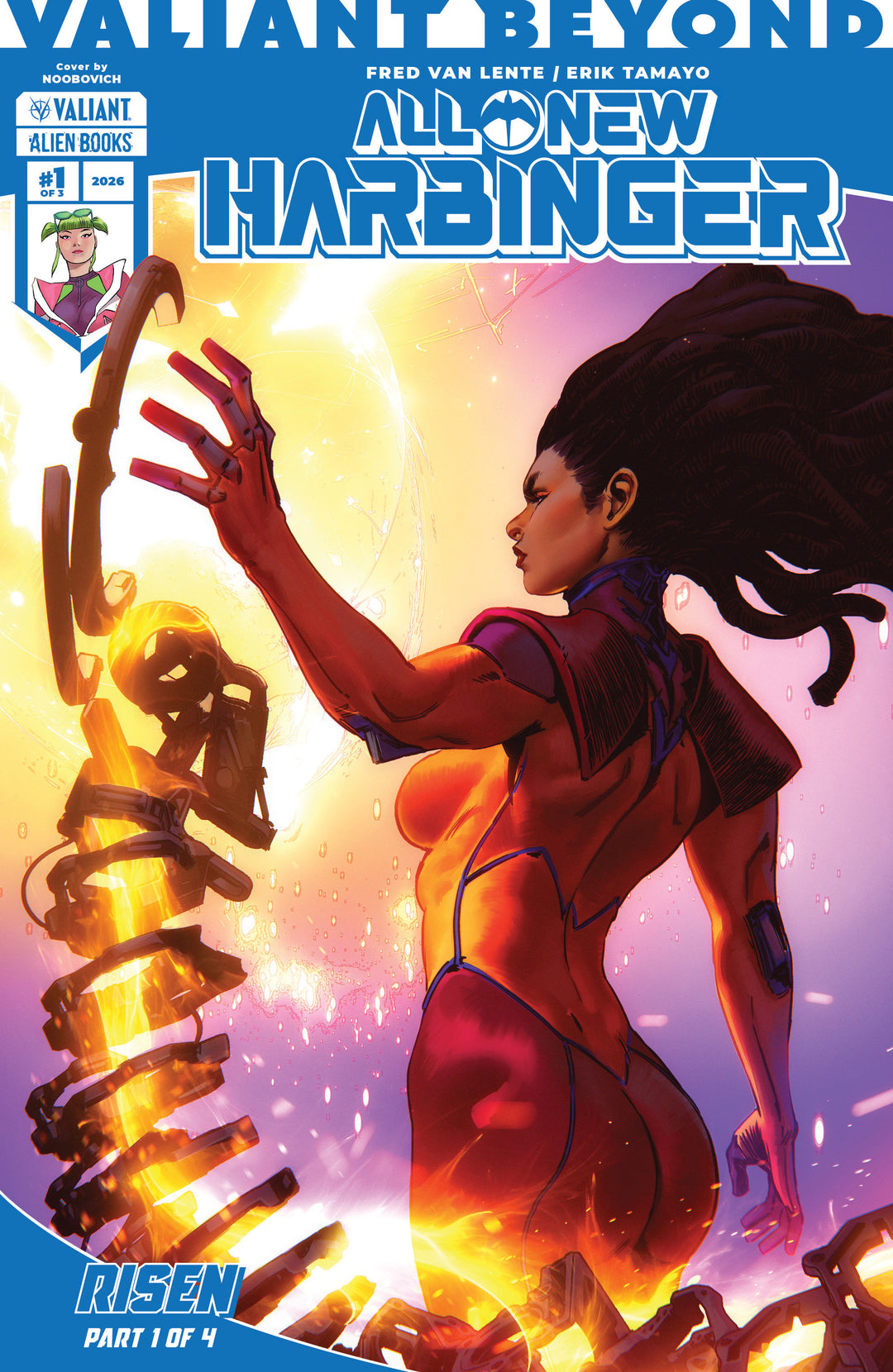 Valiant Beyond All New Harbinger #7  Risen #1 Variant B (Noobovich)