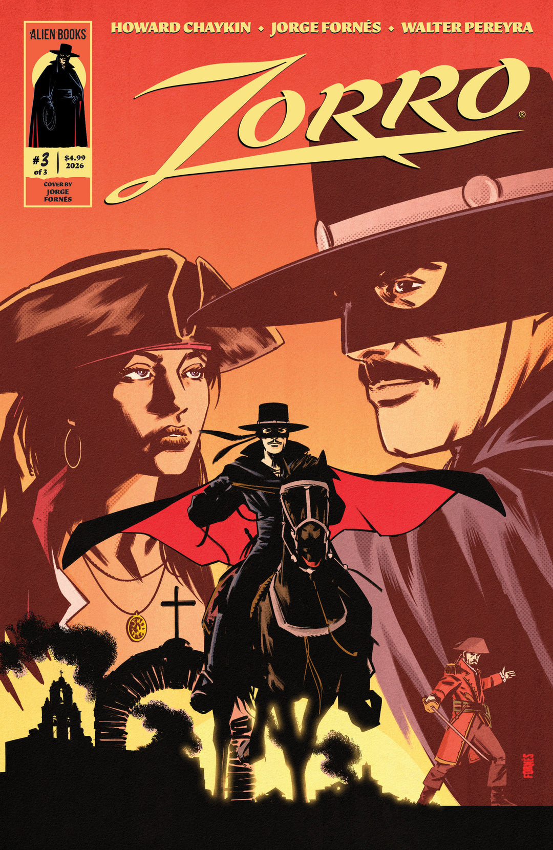 Zorro (2026) #3 Cover A (Fornés)
