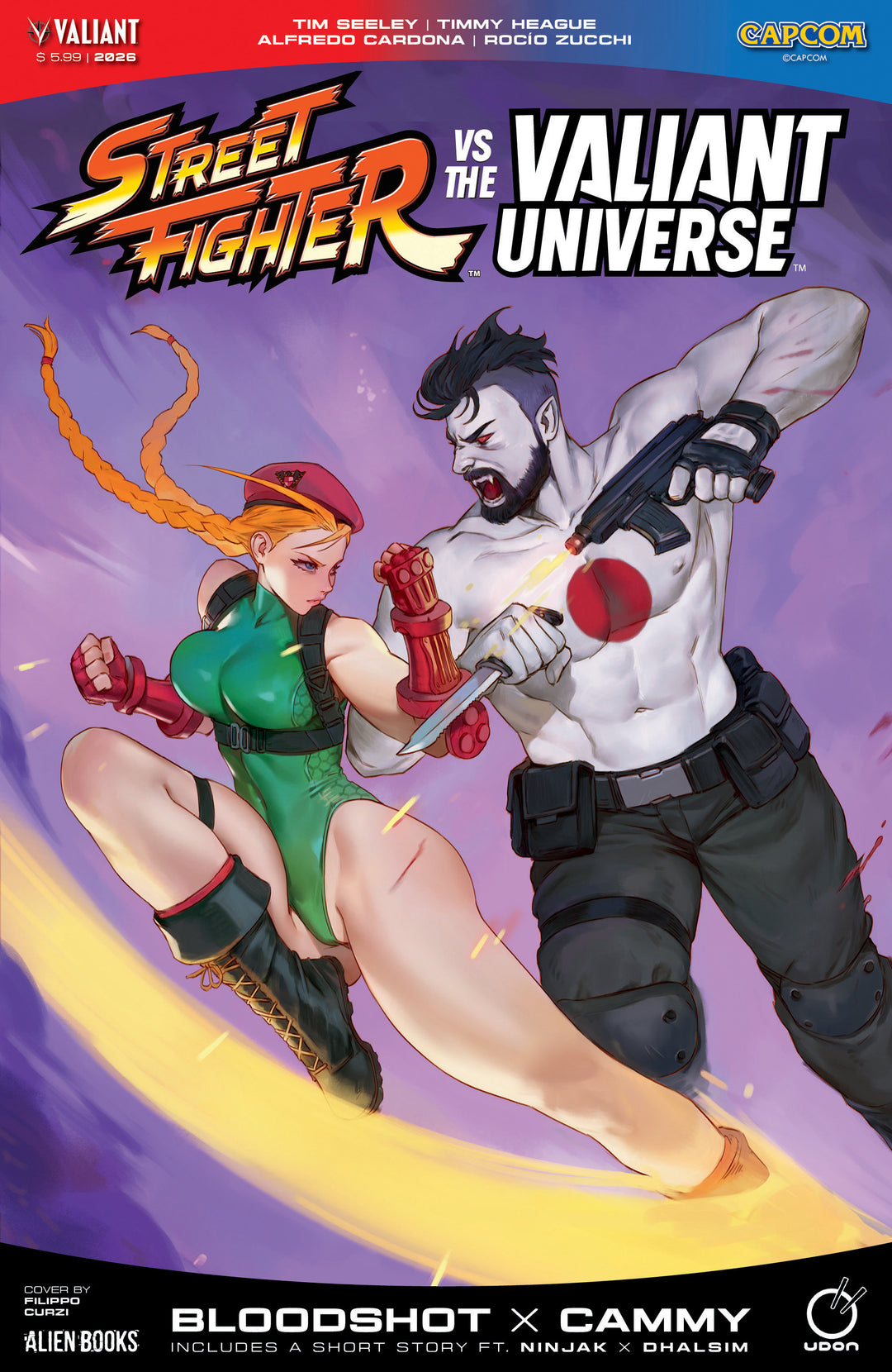 Street Fighter vs The Valiant Universe Special (One Shot) Cover A (Curzi)