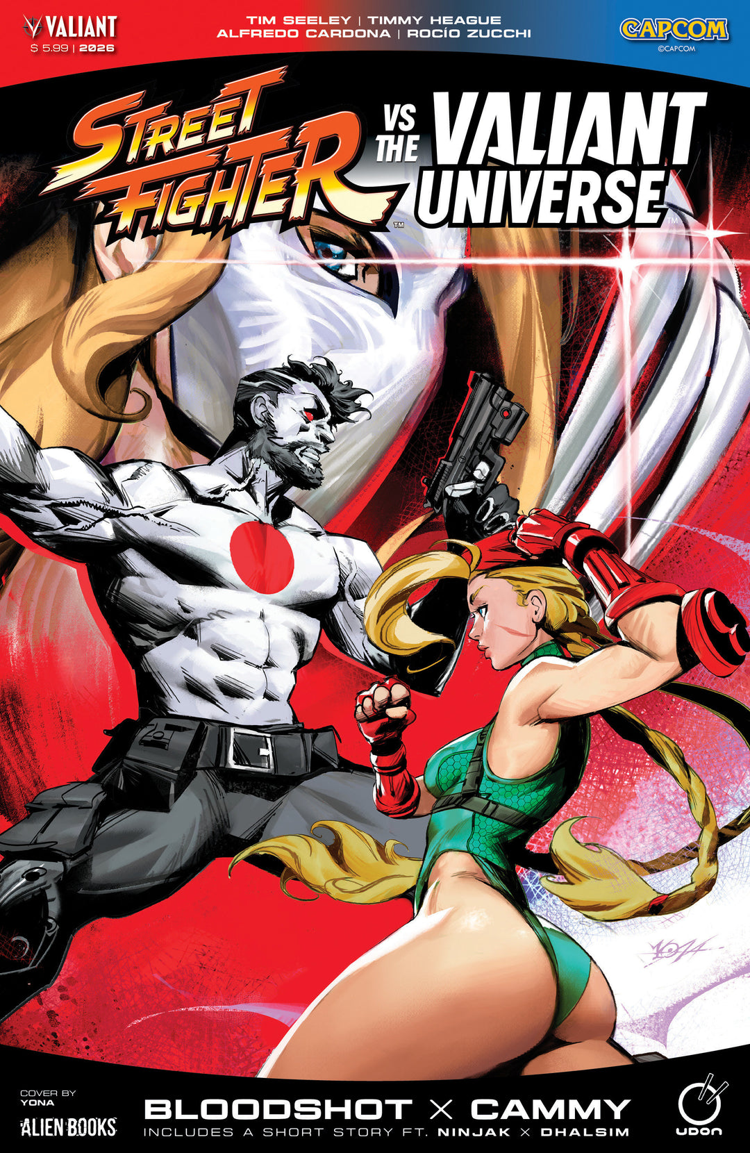 Street Fighter vs The Valiant Universe Special (One Shot) Variant B (Yonas)
