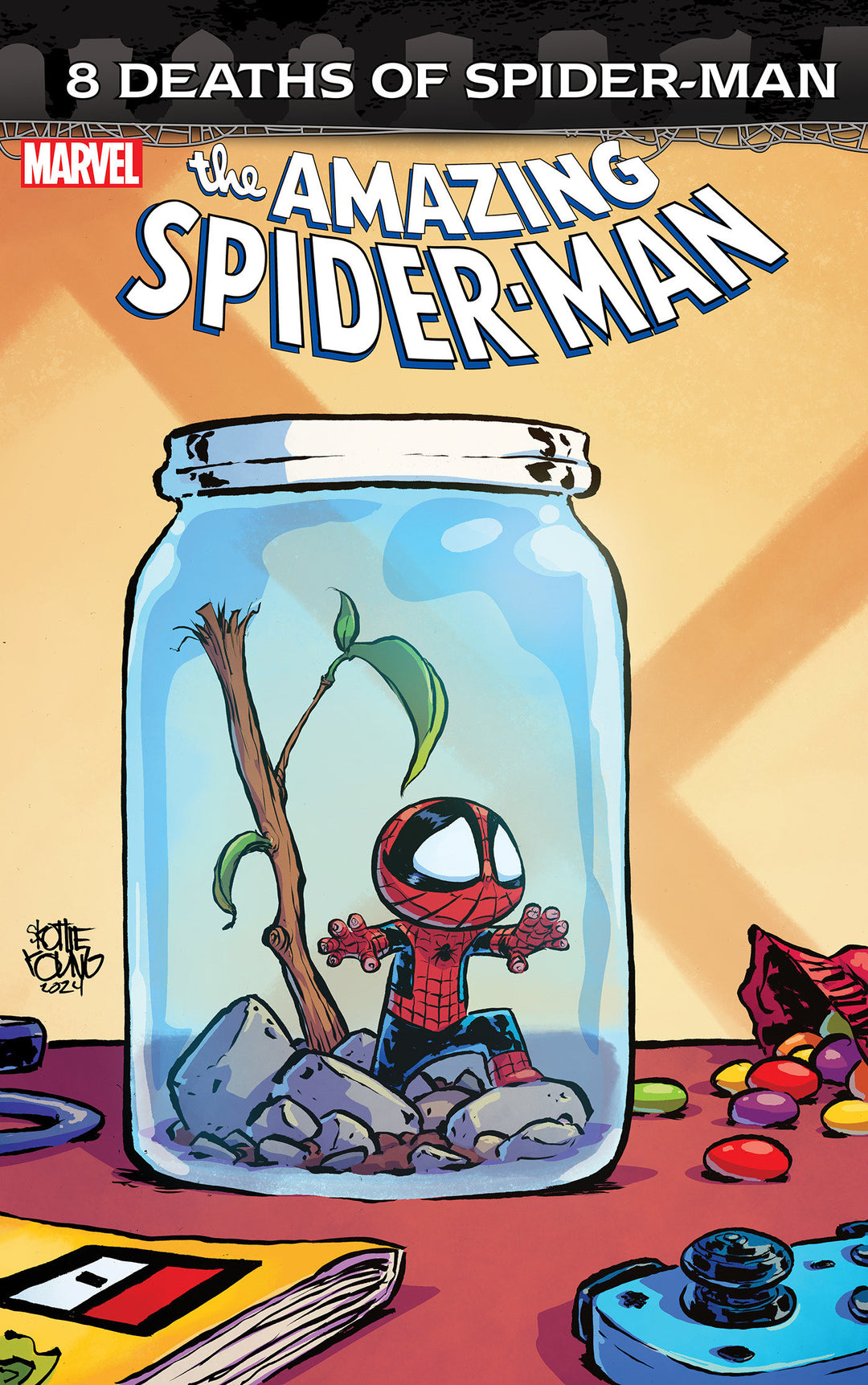 Amazing Spider-Man (2022) #65 Skottie Young 8 Deaths Of Spider-Man Variant