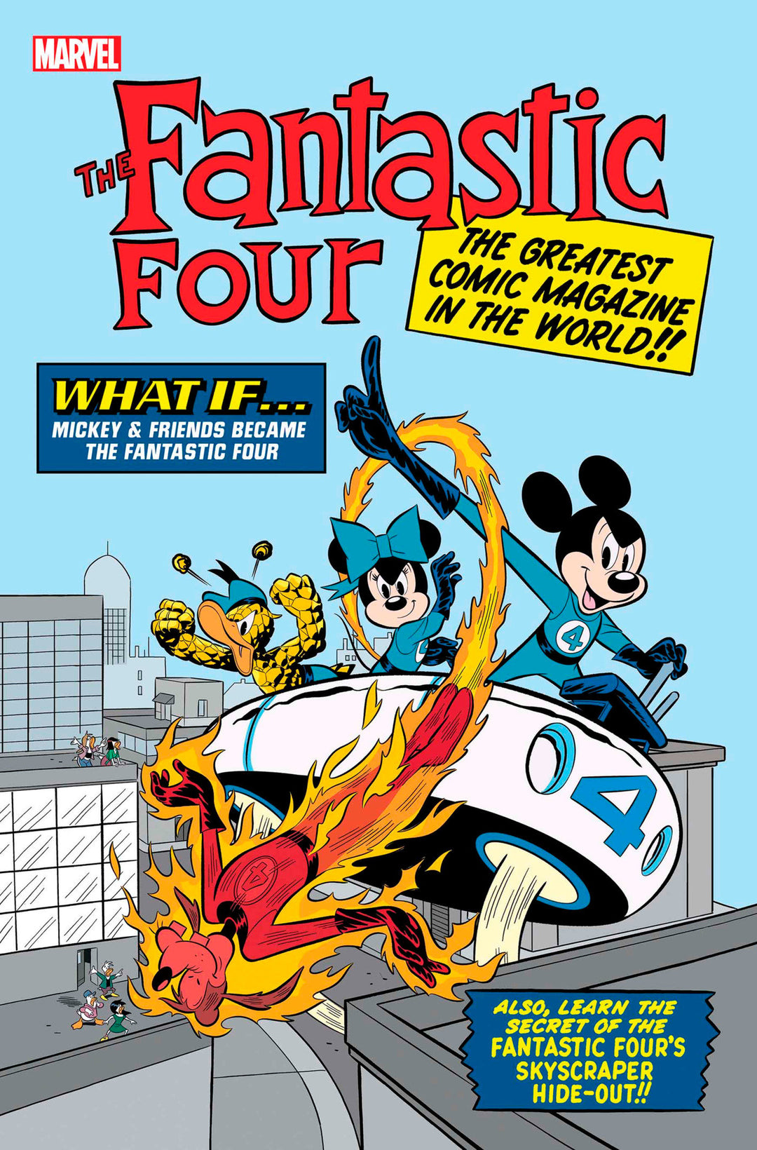 Fantastic Four (2023) #28 Francesco D'Ippolito Disney What If? Fantastic Four Homage Va Riant