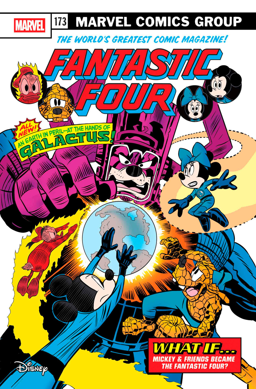 Fantastic Four (2023) #31 Claudio Sciarrone Disney What If? Fantastic Four Homage Variant [Doom]